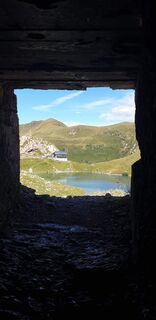 Blick auf den See von der "Galleria Italiani"