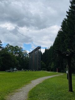 Photo de Friedrich Schlager le long du parcours