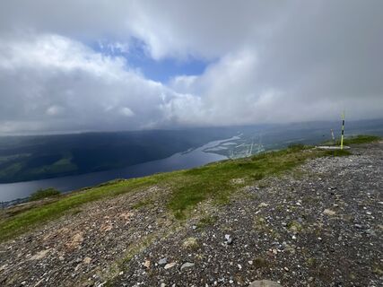 Foto de Klaus Sievers a lo largo del recorrido