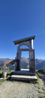 Foto de Priska Thomann-Bischofberger a lo largo del recorrido