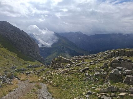 Photo de Karl-Heinz Martin le long du parcours