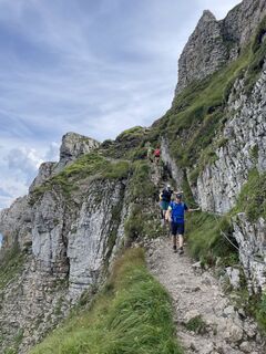 Foto von Bettina Duldner entlang der Tour