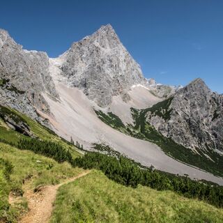 Vom Sulzenhals auf dem Weg in Richtung Tor und Torstein