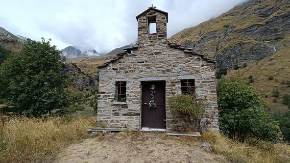 Foto de Maurizio Dell'acqua a lo largo del recorrido