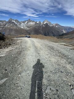 Foto von Andrea Omlin entlang der Tour