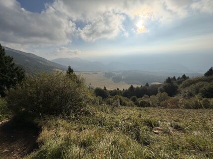 Foto de Abramo Di Bernardo a lo largo del recorrido