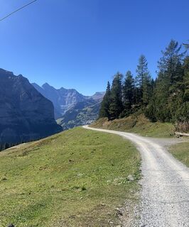 Foto von Sandro Lasen entlang der Tour