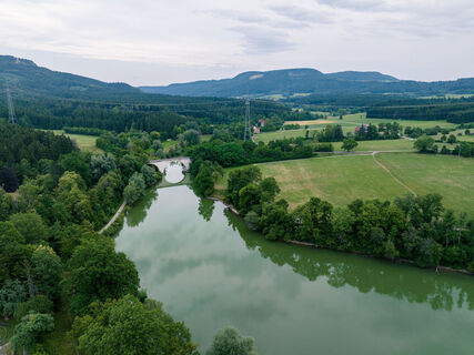 DZW Etappe 11 Stausee Luftaufnahme