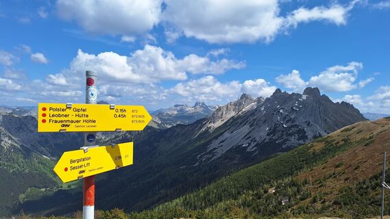 Foto von Othmar Engelmann entlang der Tour
