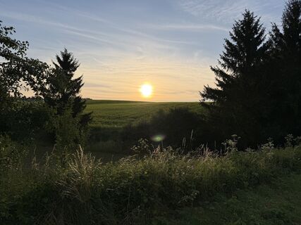 Donauwörth Gehen am morgen bei strahlender Sonne