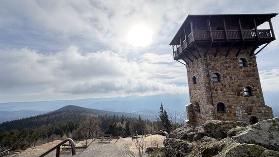 Foto von David Marek entlang der Tour