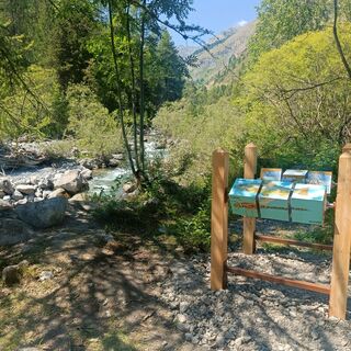 Weg am Wasser Saint Dalmas le Selvage