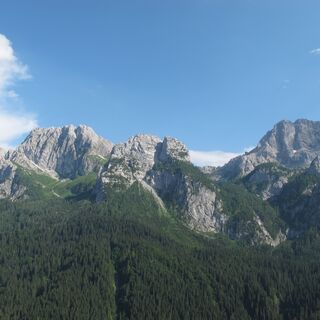 Blick auf die Creta Forata Gruppe