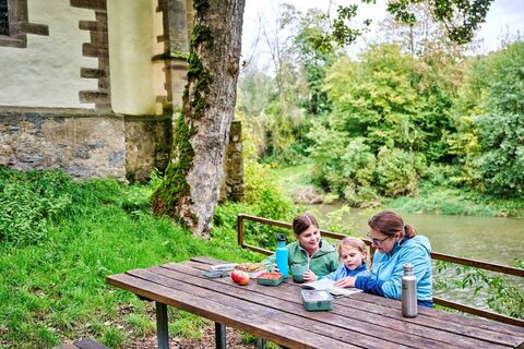 Pause an der Jagst in Dörzbach