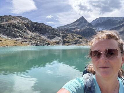 Fotografia z Daniella De Wolde na trase