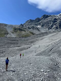 Foto von Hans van den Berg entlang der Tour