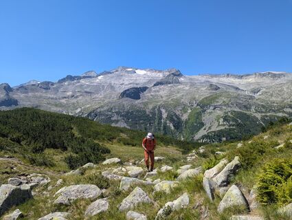 Foto von Anke entlang der Tour