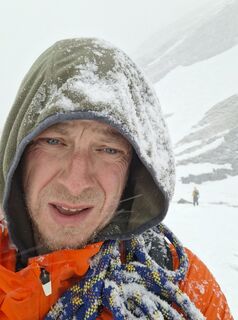 Fotografia z Severin Weber na trase