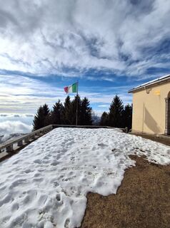 Foto de Marco Pezzuolo a lo largo del recorrido