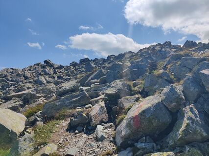 Foto von Xenia Lange entlang der Tour