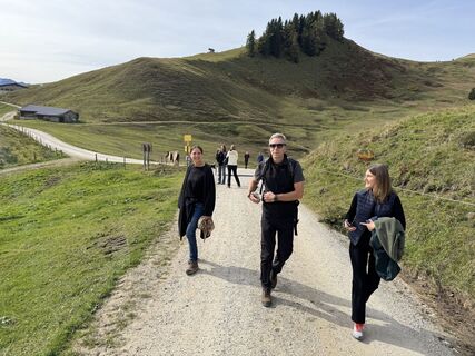 Photo de Jan Geiger le long du parcours