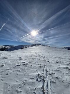 Foto de Arnulf Müller a lo largo del recorrido