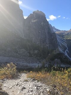 Foto von Gudrun Lippert entlang der Tour