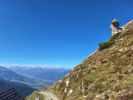 Photo de Melanie Riegelmann le long du parcours