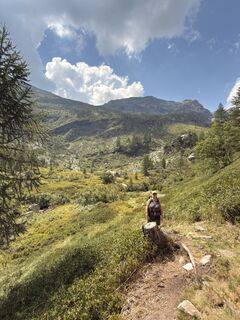 Foto von Koen De Wit entlang der Tour