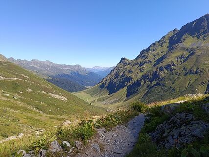 Photo de Kirsten Genglawski le long du parcours
