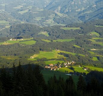 Blick auf Prebl und Gräbern