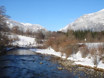 Blick ins Maltatal von der Brücke bei Fischertratten