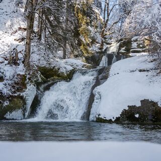 Eibele Wasserfälle im Winter