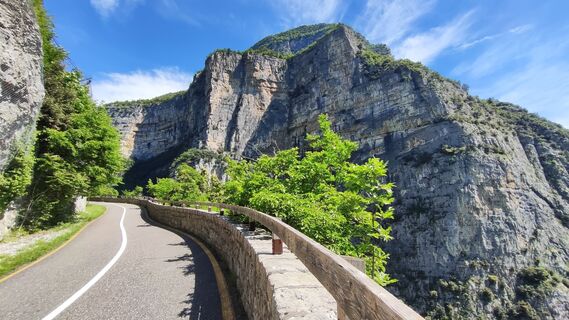 Foto von Dominik Košir entlang der Tour