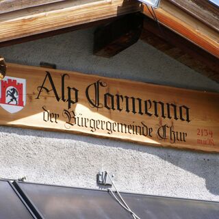 Carmenna Hütte auf Boden der Bürgergemeinde Chur