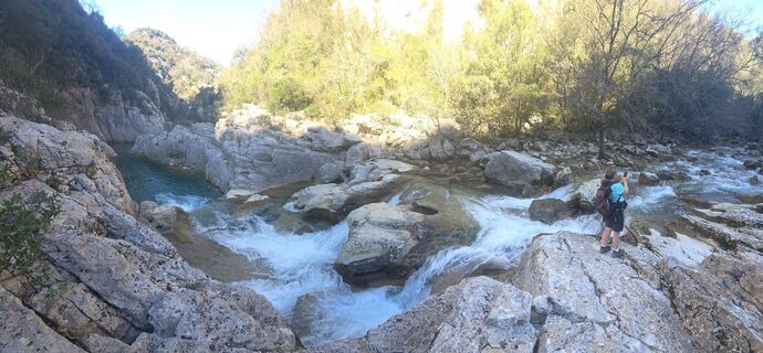 Photo de Adrien Garniron le long du parcours
