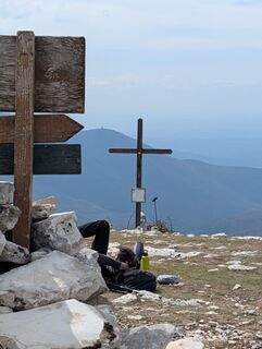 Foto von Luca Mattei entlang der Tour