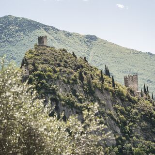 Blick auf die Burg von Arco
