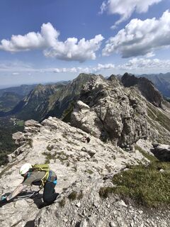 Photo de Armin Herzog le long du parcours