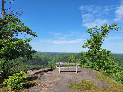Foto von Katharina entlang der Tour