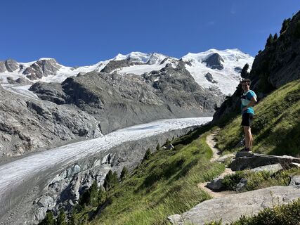 Foto von Aurelian Böhler entlang der Tour