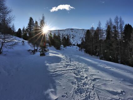 Sonnenaufgang bei der Saureggalm