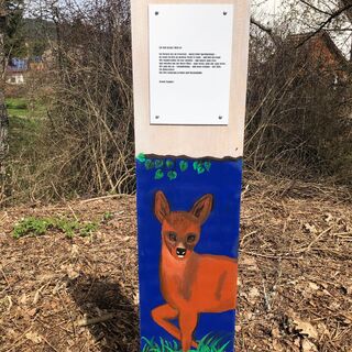 Kunstweg Stele im Kurpark