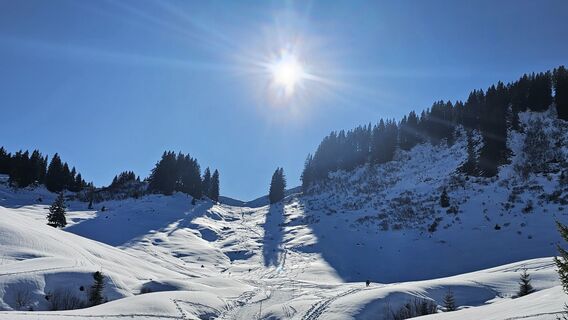 Foto de Marlyse Leu a lo largo del recorrido