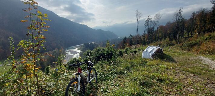 Foto von Hans Klamer entlang der Tour