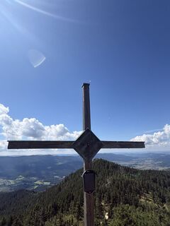Foto de Egon Dullinger a lo largo del recorrido