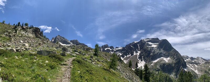 Photo de Toni Lerda le long du parcours