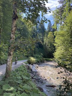 Foto von Helmut Scheurer entlang der Tour