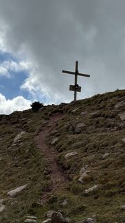 Foto von Gabriele Guggenberger entlang der Tour