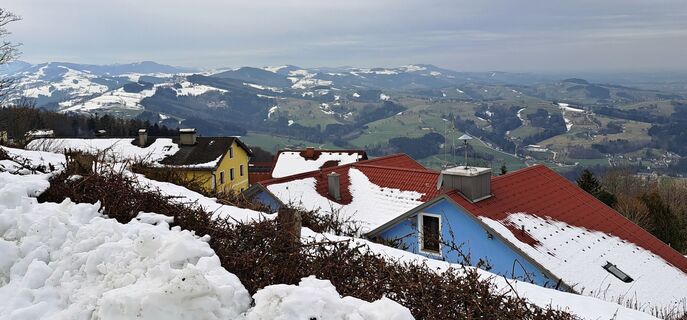 Am Aufstieg Blick nach grob Nordwest